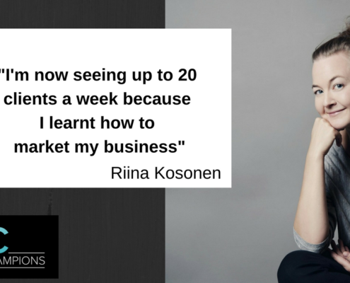 Massage Champion Riina Kosonen - Remedial Therapist Helps Even More People Out Of Pain Now She Knows How