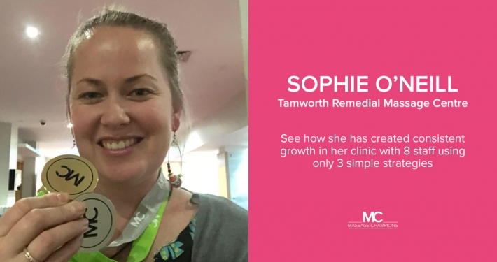 Massage Therapist Sophie O'Neill
