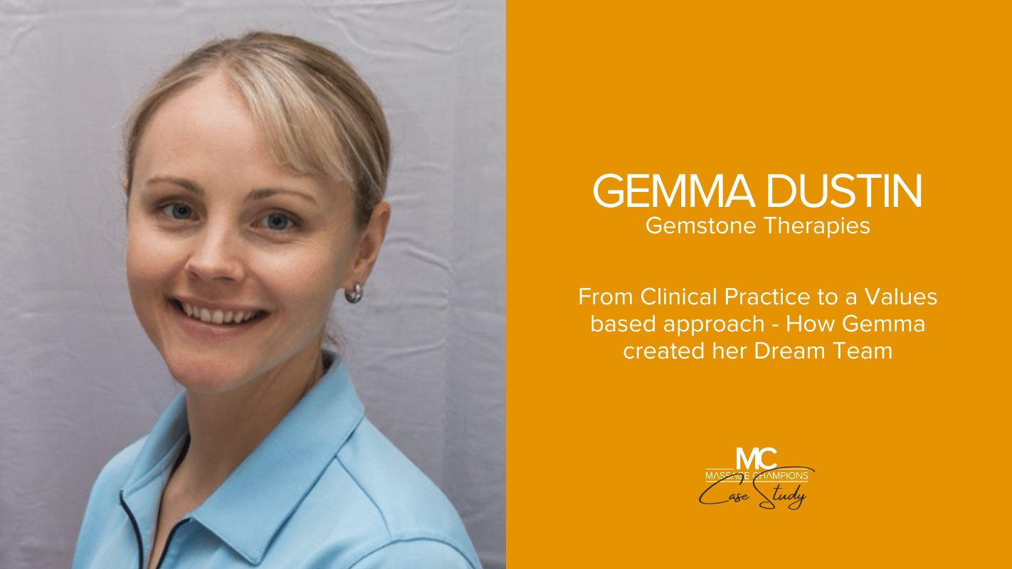 From Clinical Practice to a Values based approach - How Gemma created her Dream Team
