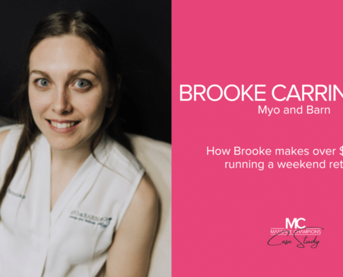 Brooke launched a weekend retreat and made over $12000