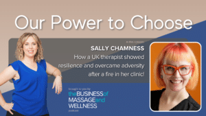 [Ep70 OPTC] How a UK therapist showed resilience and overcame adversity after a fire in her clinic! - with Sally Chamness