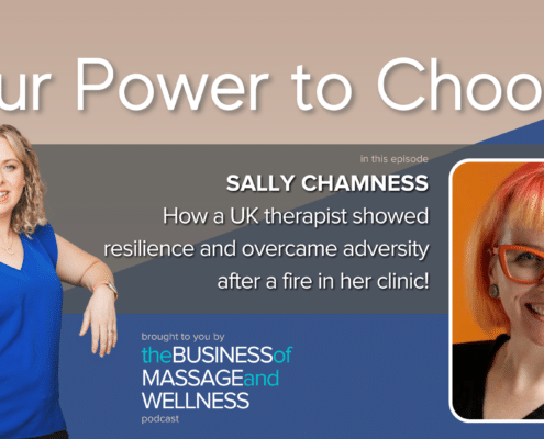 [Ep70 OPTC] How a UK therapist showed resilience and overcame adversity after a fire in her clinic! - with Sally Chamness
